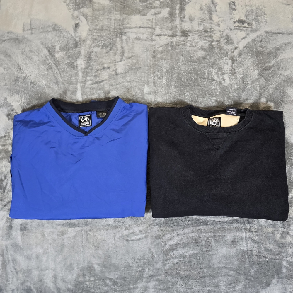 Y2k Ahead Authentics Windbreaker & Sweatshirt Size Med & Large